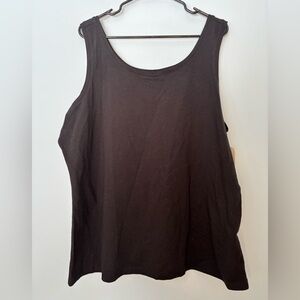 Wonderly Belk Womens Tank Top Size 3X True Black NEW